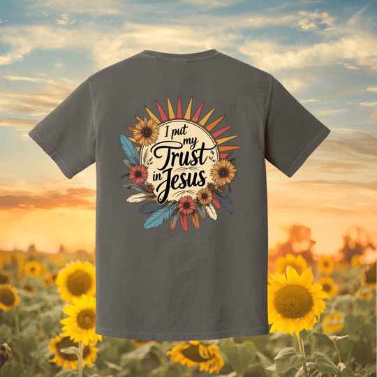Put my Trust in Jesus | Adult Heavyweight Unisex Tee