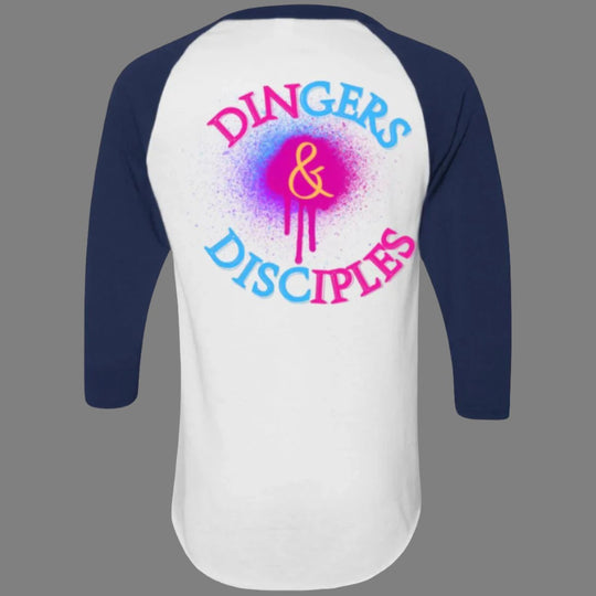 Dingers & Disciples | Adult 3/4 Sleeve Shirt