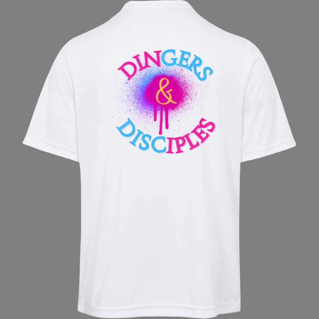 Dingers & Disciples | Adult Moisture-Wicking Tee