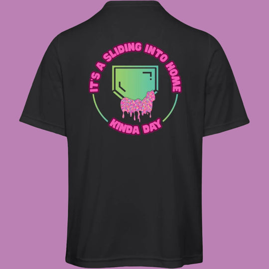 Sliding into Home | Adult Moisture-Wicking Tee