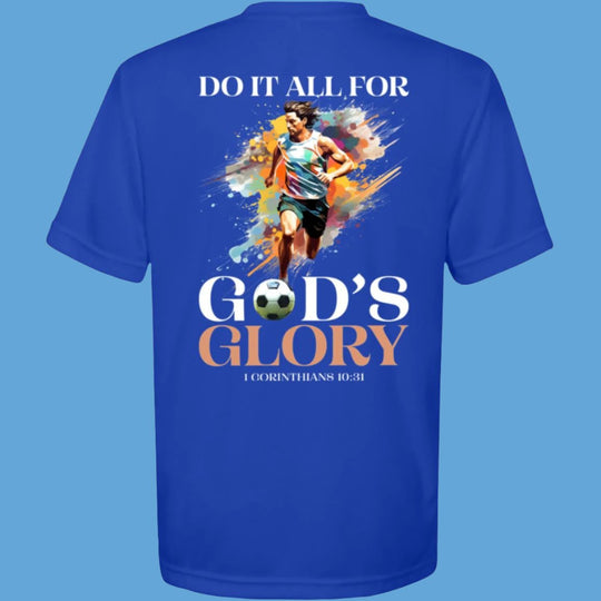 Do it All For God's Glory | Youth Moisture-Wicking Tee