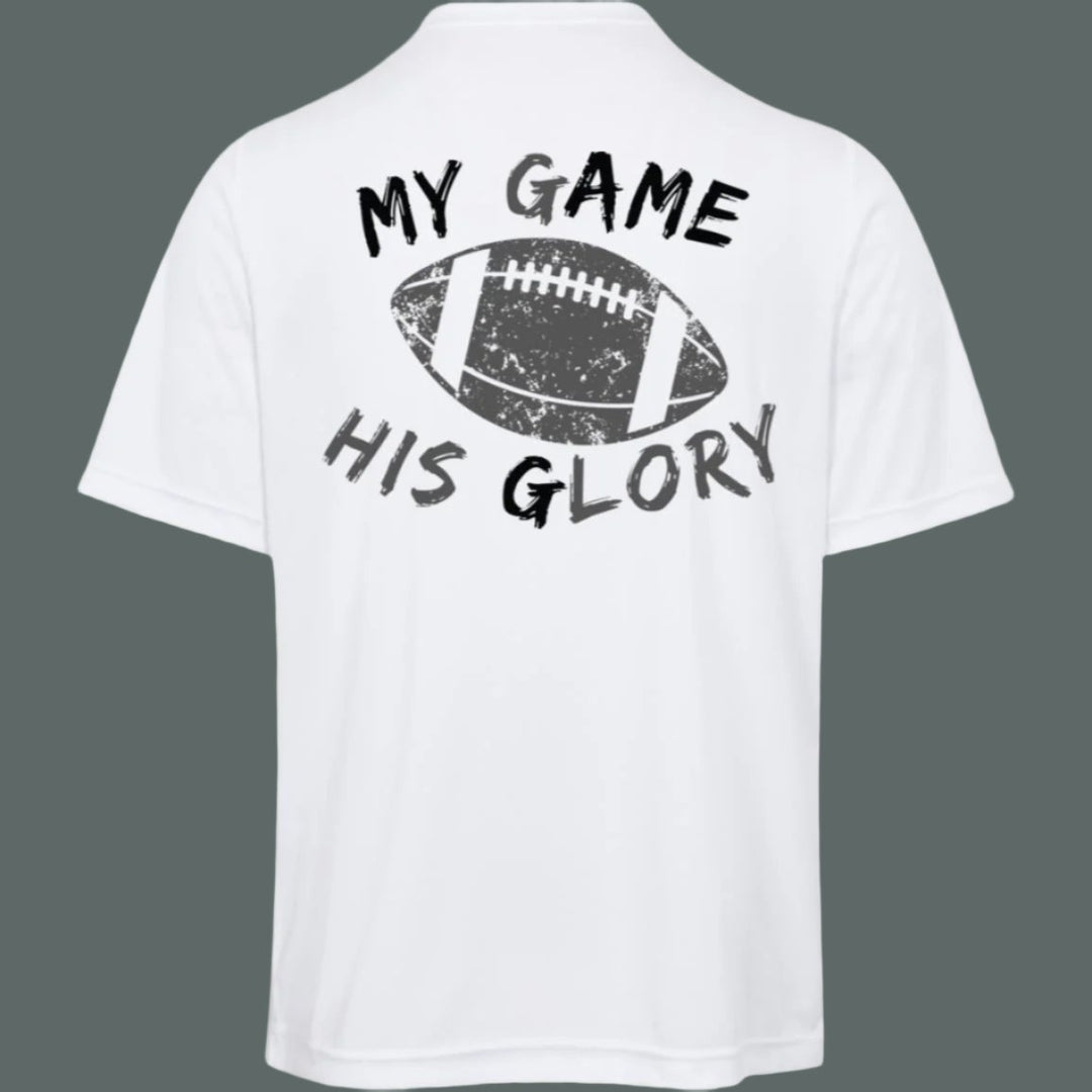 My Game His Glory | Adult Unisex Football Tee