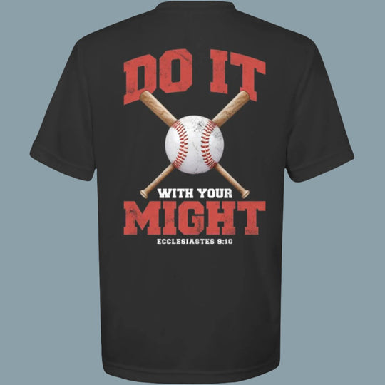 Do It With Your Might | Youth Moisture-Wicking Tee