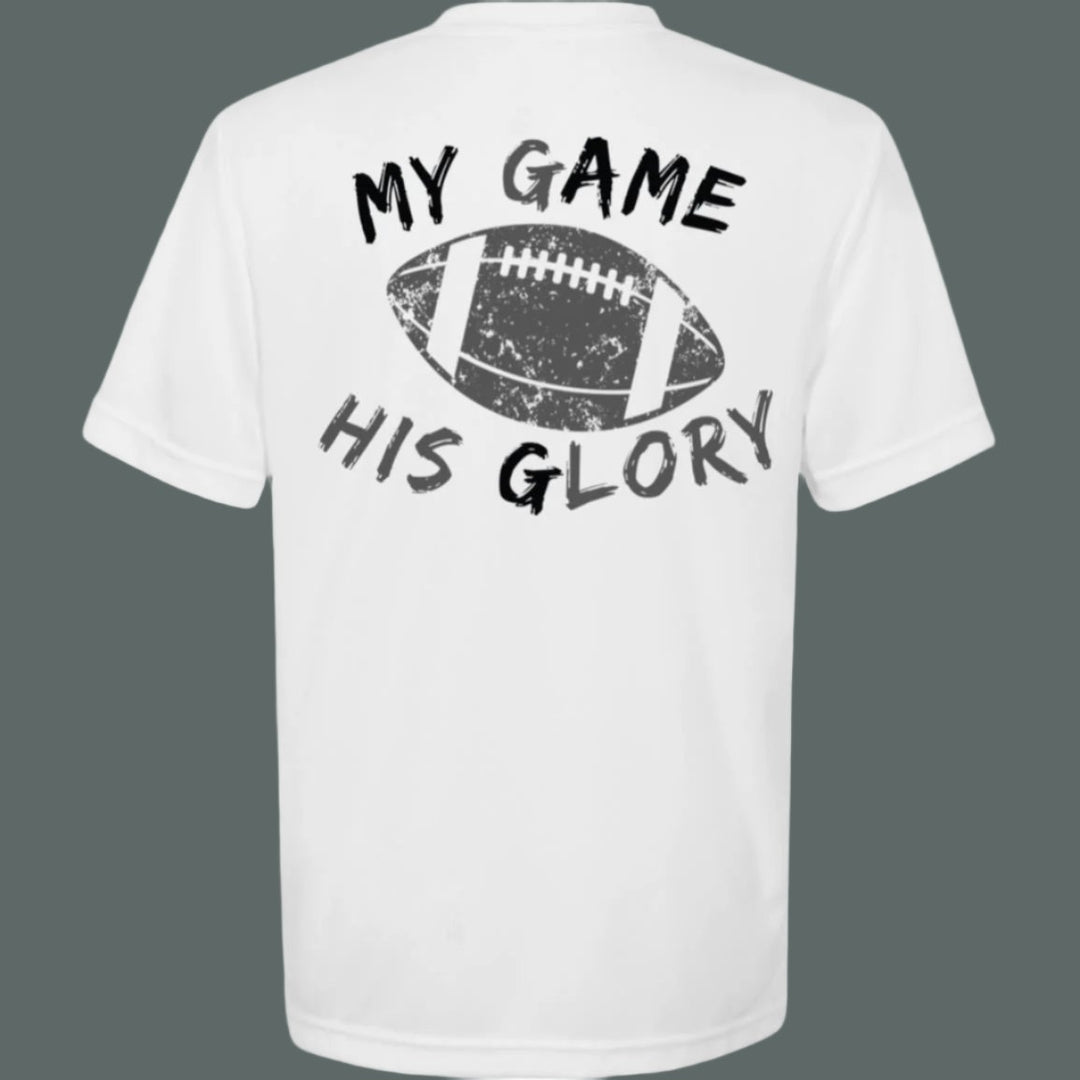 My Game His Glory | Youth Football Tee