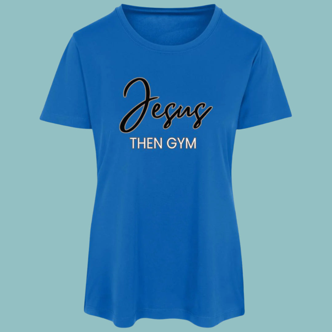 Jesus Then Gym | Women's Performance Tee