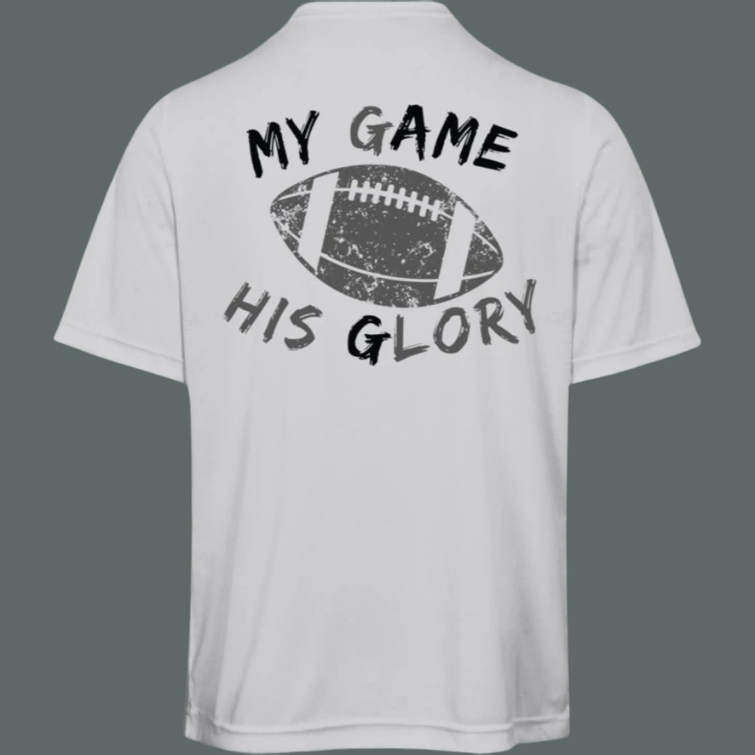 My Game His Glory | Adult Unisex Football Tee