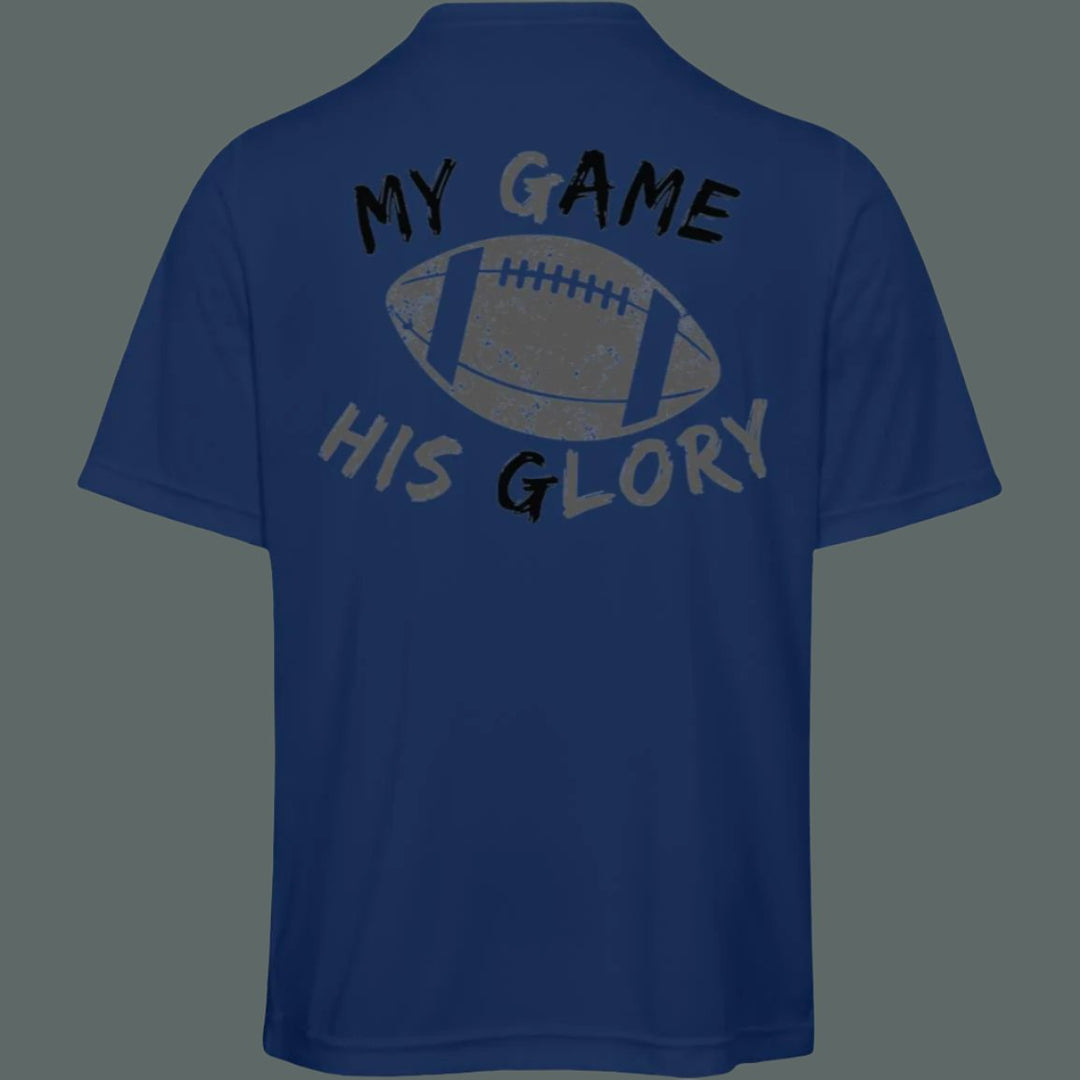 My Game His Glory | Adult Unisex Football Tee