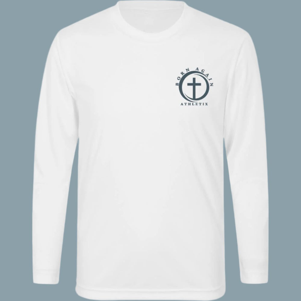 Hook on Jesus | Youth Long Sleeve Performance tee