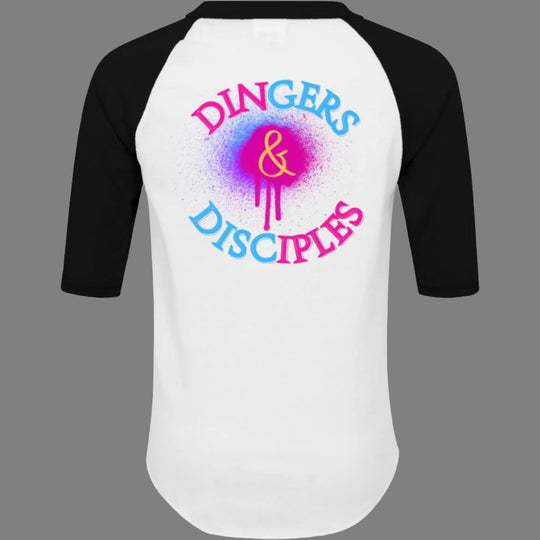 Dingers & Disciples | Youth 3/4 Sleeve Shirt