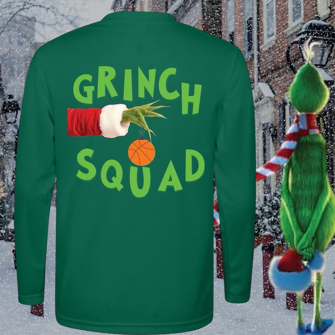 Grinch Squad Basketball | Youth Long Sleeve