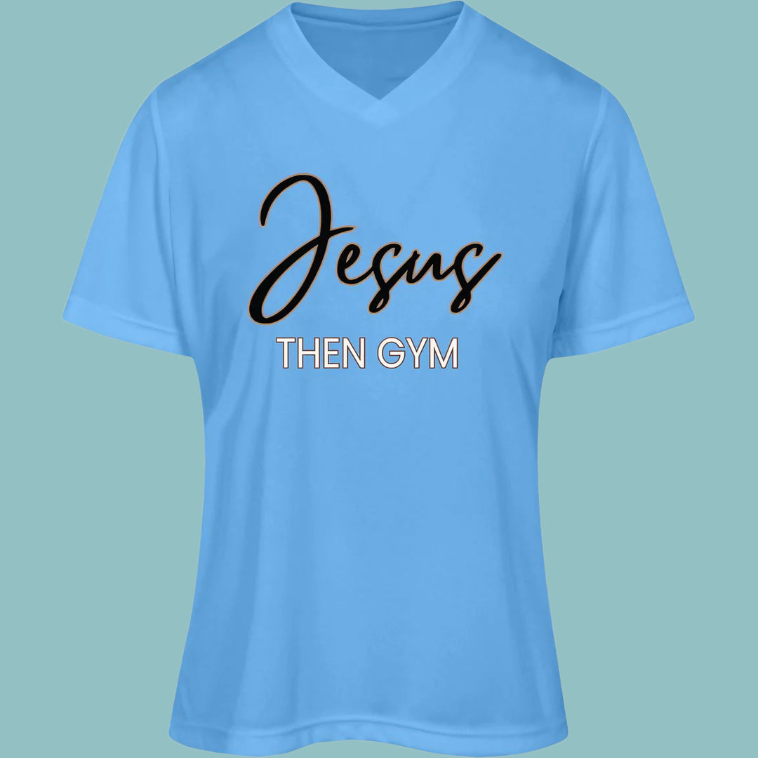 Jesus Then Gym | Women's Performance Tee