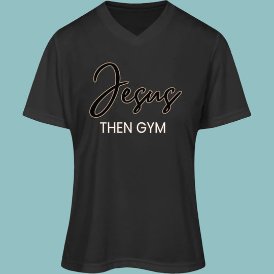 Jesus Then Gym | Women's Performance Tee