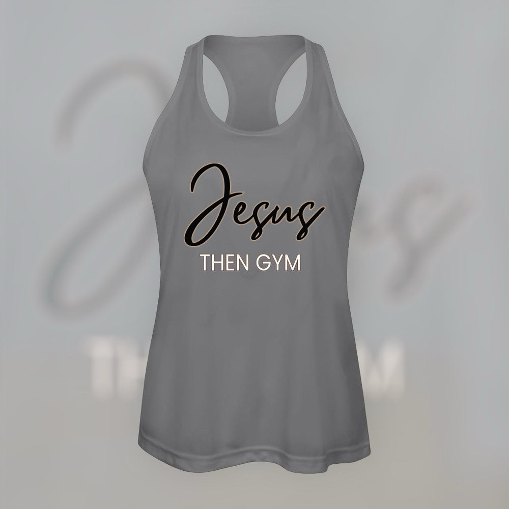 Jesus Then Gym | Women's Performance Racerback Tank