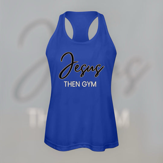 Jesus Then Gym | Women's Performance Racerback Tank