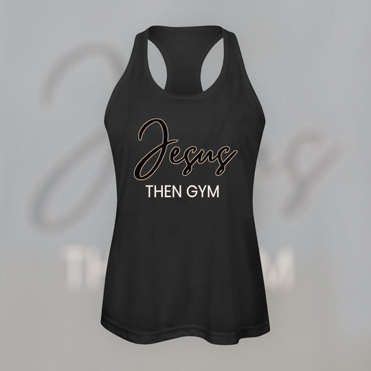 Jesus Then Gym | Women's Performance Racerback Tank