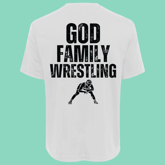 God - Family - Wrestling | Youth Moisture-Wicking Tee