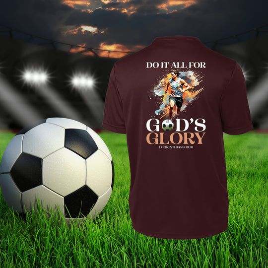 Do It All for God’s Glory – Youth Unisex Performance Tee