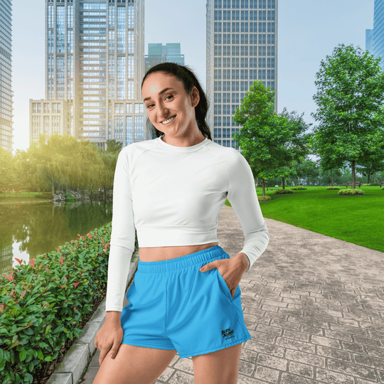 Women’s Athletic Shorts (Sky Blue)