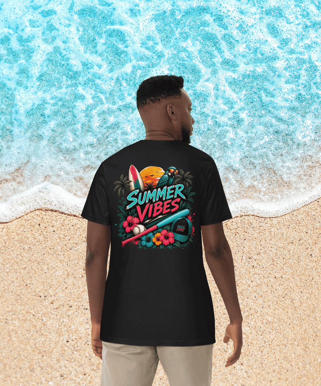 ADULT SUMMER VIBES HEAVYWEIGHT TEE 🌴☀️