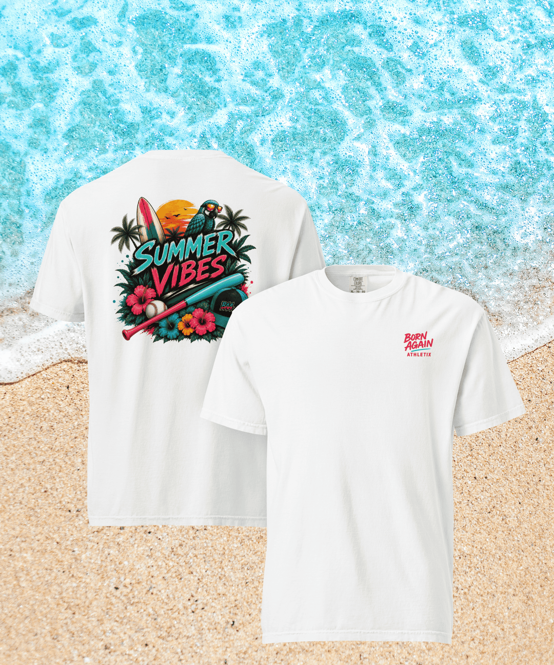 ADULT SUMMER VIBES HEAVYWEIGHT TEE 🌴☀️