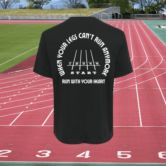 Run With Your Heart | Adult Unisex Performance Tee