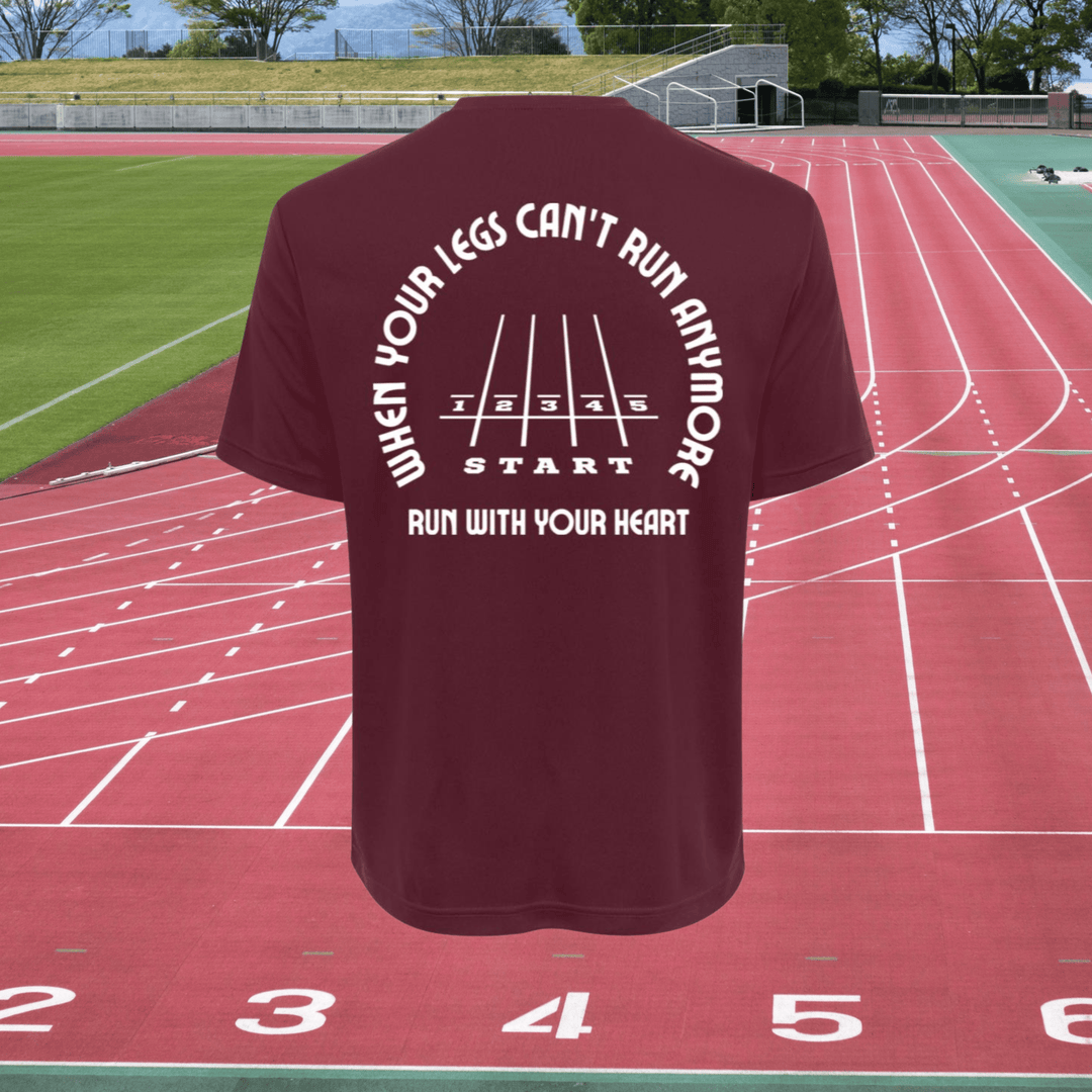 Run With Your Heart | Adult Unisex Performance Tee