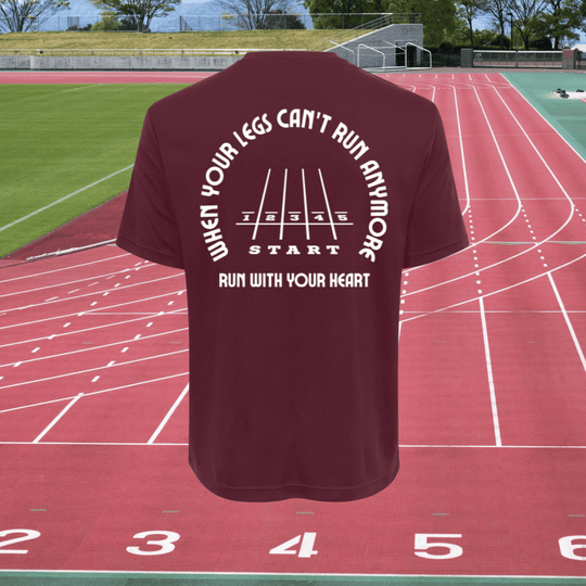 Run With Your Heart | Adult Unisex Performance Tee