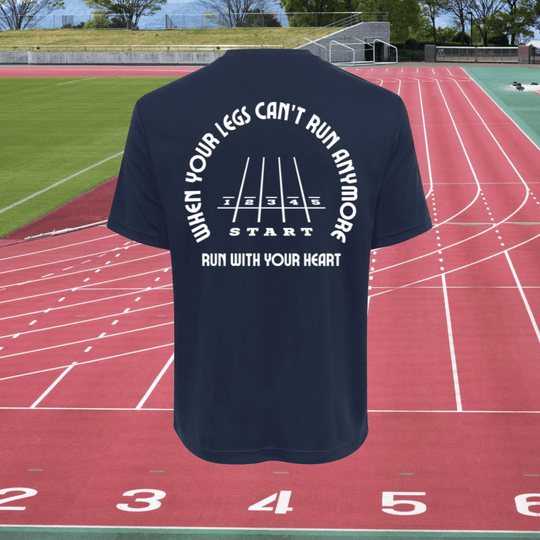 Run With Your Heart | Adult Unisex Performance Tee