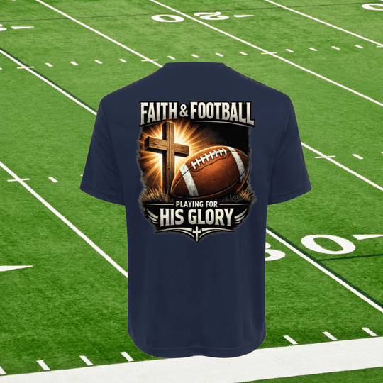 Faith & Football | Youth Performance Tee