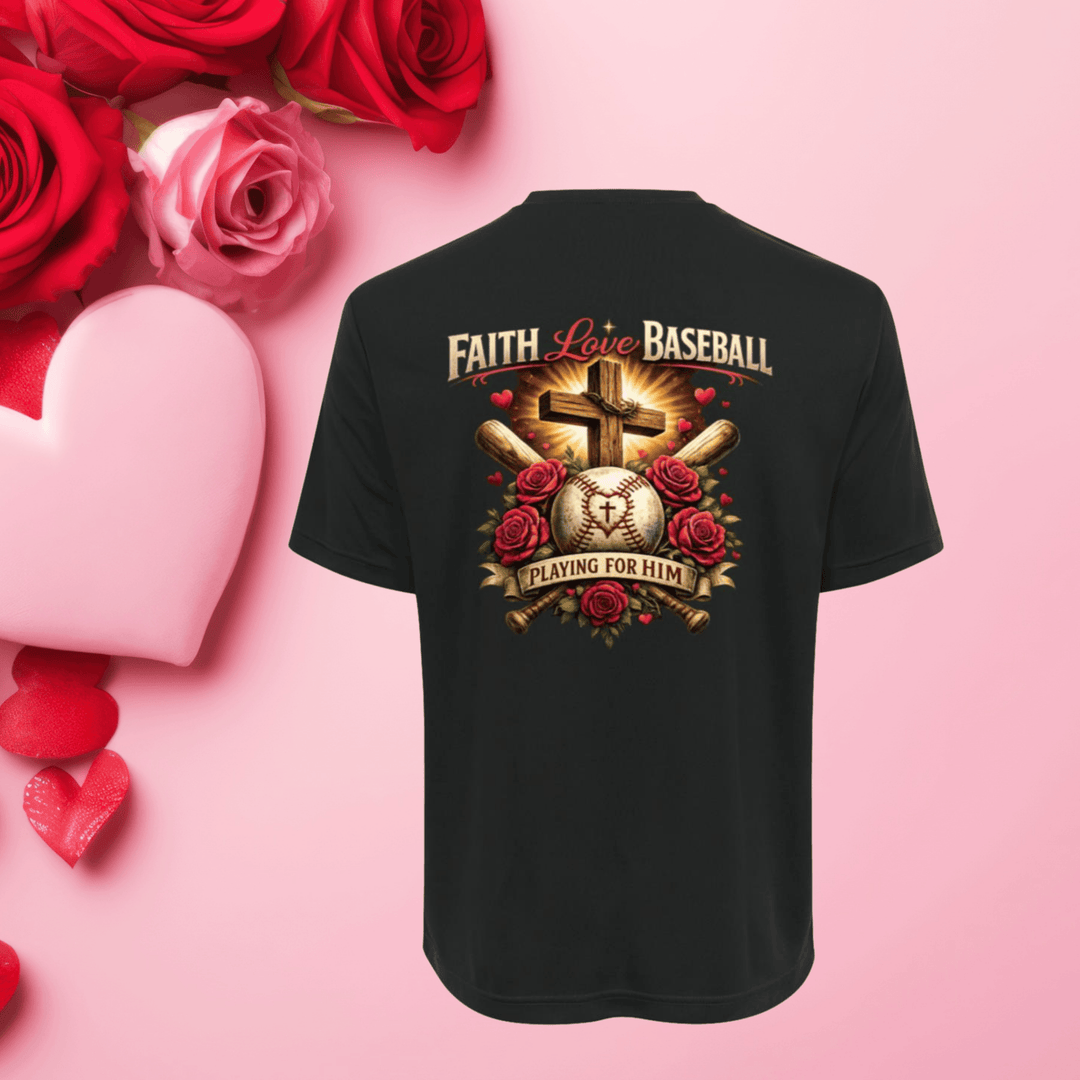 Faith - Love - Baseball | Youth Performance Tee (Limited Edition)