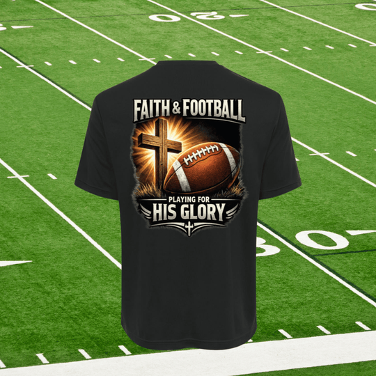 Faith & Football | Youth Performance Tee