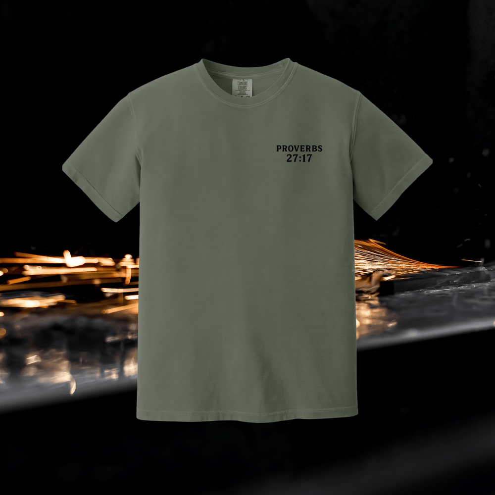 Iron Sharpens Iron | Adult Heavyweight Unisex Tee