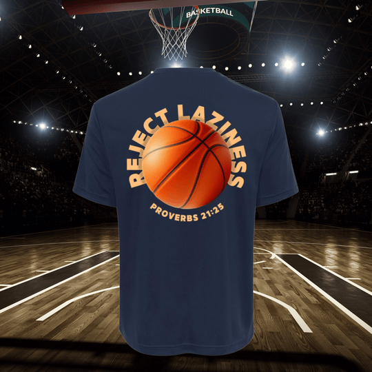 Reject Laziness | Adult Unisex basketball Performance Tee
