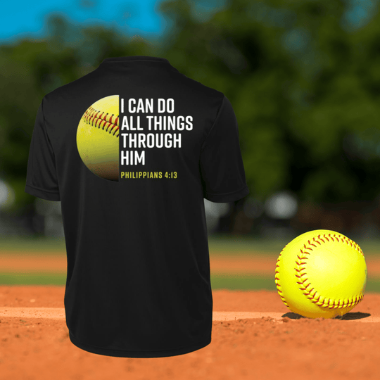 I Can Do All Things Through Him | Youth Performance Tee