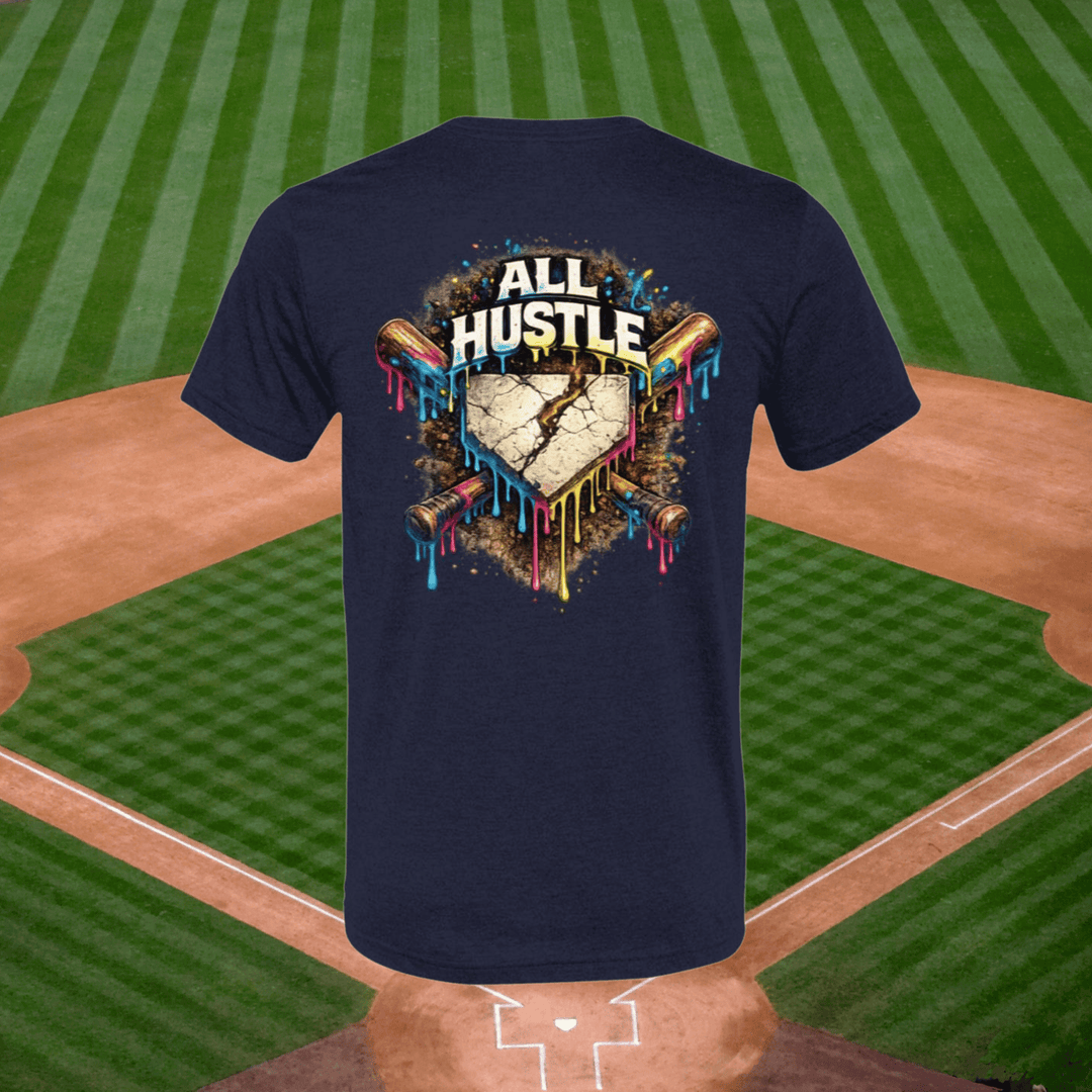 All Hustle | Adult Unisex Tri-Blend Performance Tee