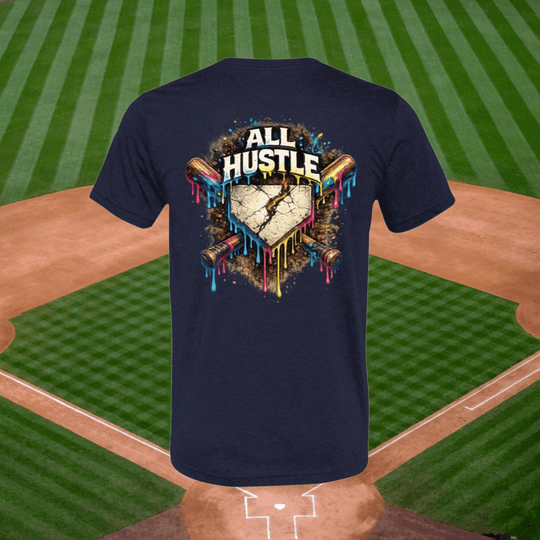 All Hustle | Adult Unisex Tri-Blend Performance Tee