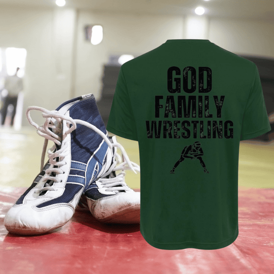 God - Family - Wrestling | Youth Unisex Performance Tee