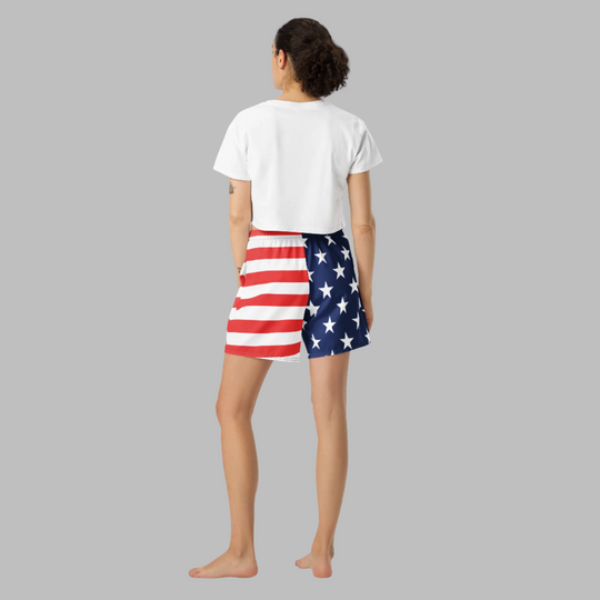 American Flag Athletic Shorts