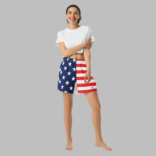 American Flag Athletic Shorts