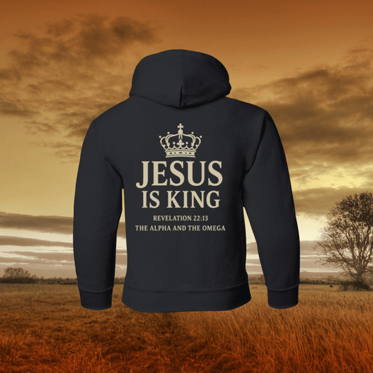 Jesus is King | Youth Unisex Pullover Hoodie