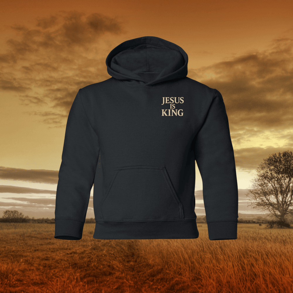 Jesus is King | Youth Unisex Pullover Hoodie