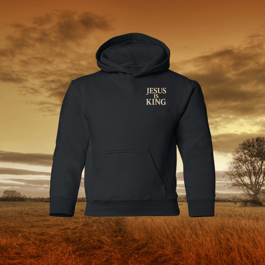 Jesus is King | Youth Unisex Pullover Hoodie